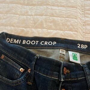 JCrew demi boot cut crop jean